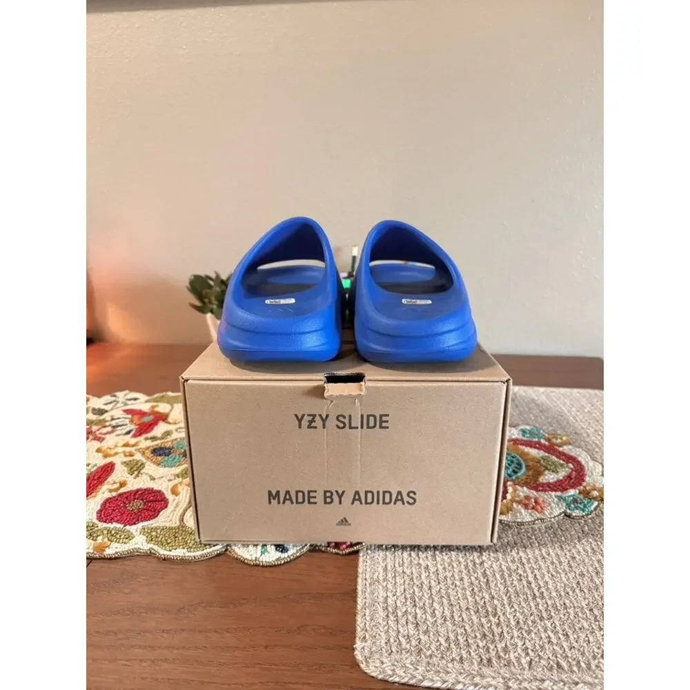 adidas Yeezy Slide Azure Blue Black Onyx Ye YS-01 Foam RNR ID4133